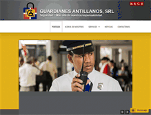 Tablet Screenshot of guardiansa.com.do